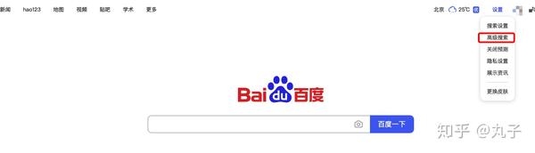 百度高级搜索站内搜索教程插图