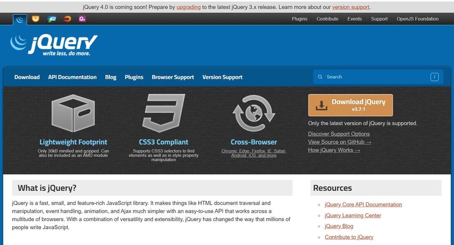 如何下载jQuery及其下载途径插图 如何下载jQuery及其下载途径插图